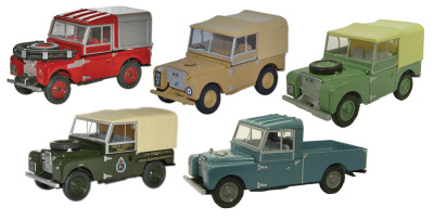 Набор из 5 моделей Land Rover Series I Collection, Set of 5, Scale 1:76