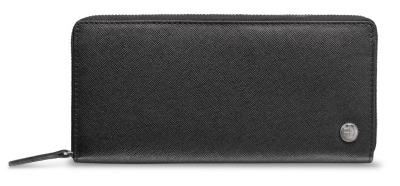 Кошелек унисекс поперечного формата BMW Wallet, Rectangular, Unisex, Black / Blue