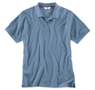 Мужская рубашка-поло BMW Polo Shirt, Men, Steel Blue