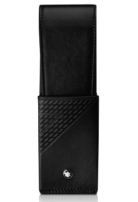 Кожаный футляр для двух ручек BMW Montblanc Pen Case, Black
