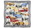 Женский шелковый платок BMW Iconic Silk Scarf, Space Grey