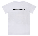 Детская футболка Mercedes AMG Children's T-shirt, White, артикул B66953037
