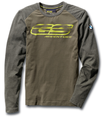 Футболка унисекс с длинным рукавом BMW Motorrad Unisex Longsleeve GS, Khaki