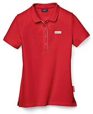 Женская рубашка-поло Audi Womens poloshirt, Audi Sport, Red