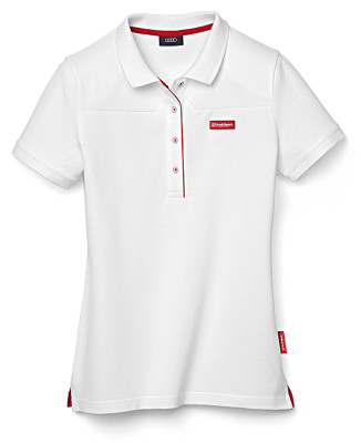 Женская рубашка-поло Audi Womens poloshirt, Audi Sport, White