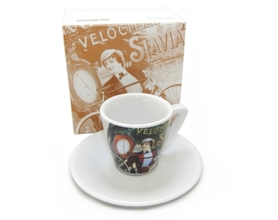 Чашка с блюдцем для эспрессо Skoda Espresso Cup, Bike Slavia