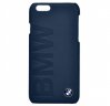 Крышка для смартфона BMW iPhone 6 Logo Signature Hard, Navy Blue