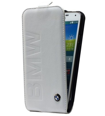 Чехол-флип BMW для Samsung Galaxy S4 Mini Logo Signature Flip White