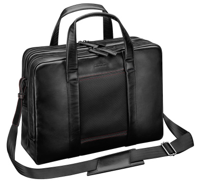 Кожаная деловая сумка Mercedes-Benz AMG Business Bag, Black