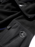 Мужская флисовая куртка Mercedes Men's Fleece Jacket, Black, артикул B66955195