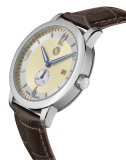 Мужские наручные часы Mercedes-Benz Men's Watch, Classic Steel Mark 2 Silver / Beige / Brown, артикул B66041924