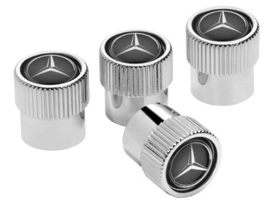 Колпачки для колесных вентилей Mercedes-Benz Dust Caps Black