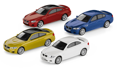 Коллекционный набор из 4-х моделей BMW M-серии, 1:64 scale