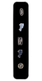 Набор значков Land Rover Heritage Pin Badges, Set of 5, артикул LBGF208NVA
