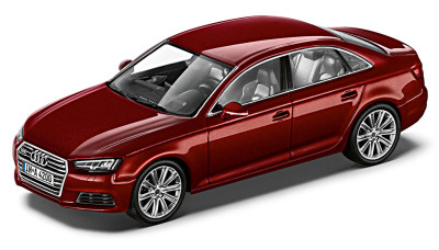 Модель автомобиля Audi A4, Matador Red, Scale 1:43