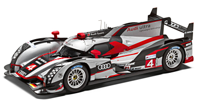 Модель автомобиля Audi R18 e-tron 24h Le Mans 2012, Nr.4, Scale 1:43