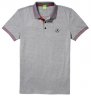 Мужская футболка поло Mercedes-Benz Men's Polo Shirt, Boss Green, Grey