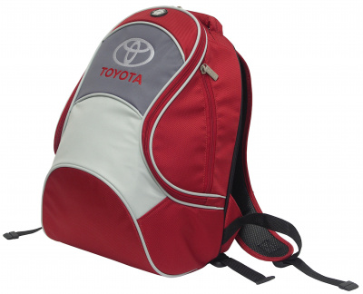 Рюкзак Toyota City Backpack, Red-Grey