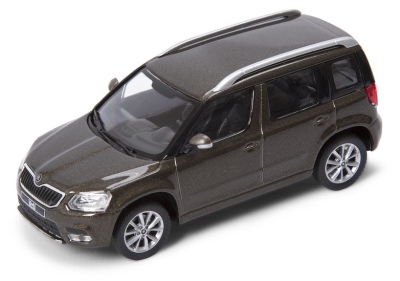 Модель автомобиля Skoda Yeti, Scale 1:43, Matto Brown