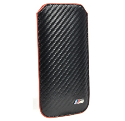 Чехол BMW M для Apple iPhone 6/6S, Carbon Look Protective Cover Case, Black