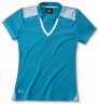 Женская футболка поло Smart Women's Polo Shirt, Turquoise / White