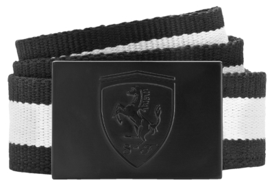 Ремень унисекс Ferrari Fanwear Belt, Black-White