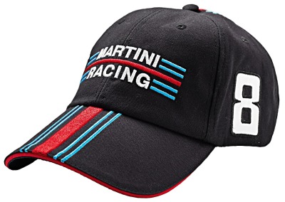 Бейсболка Porsche Baseball Cap Martini Racing, Black