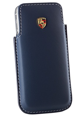Кожаный чехол для iPhone 5 Porsche Case for iPhone 5, Yachting blue