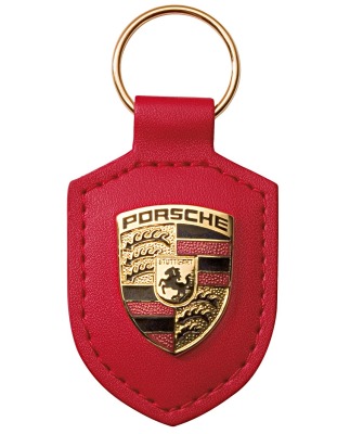 Брелок для ключей с гербом Porsche Crest Keyring, Red