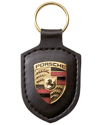 Брелок для ключей с гербом Porsche Crest Keyring, Black