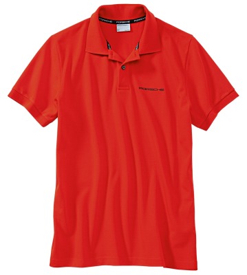 Мужская футболка поло Porsche Men's Polo Shirt, Pure Red