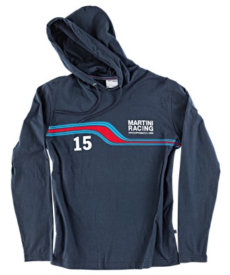 Мужская толстовка с капюшоном Porsche Men’s hooded T-shirt – Martini Racing
