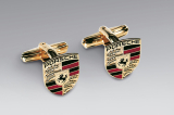 Запонки с гербом Porsche Crest Cuff links, артикул WAP05014015