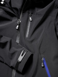 Мужская флисовая куртка Mercedes Men's Softshell Jacket, Black-Blue Details, артикул B66954793