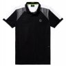 Мужская футболка поло Mercedes-Benz Men's Polo Shirt, Boss Green, Black/Grey/White