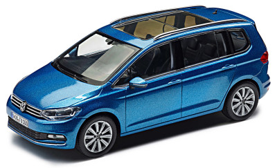 Модель автомобиля Volkswagen Touran, 1:43, Caribbean Blue Metallic