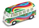 Копилка для мелочи в форме Volkswagen Bulli T1 Spardose - Flower Power, Moneybox