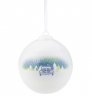 Фарфоровый елочный шар с изображением Volkswagen Blue Beetle Porcelain Bauble