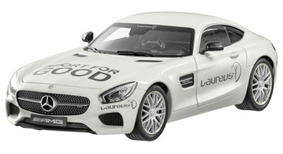 Модель Mercedes-AMG GT S, Laureus, designo diamond white bright, 1:18 Scale