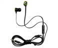 Наушники Mini Earphones, Union Jack, black and lime