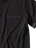 Мужская футболка Mercedes Men's T-shirt, black/grey elements, артикул B66958273
