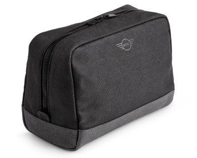 Большая косметичка MINI Pouch Big, Material Mix, Black/Grey