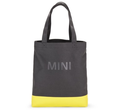 Хозяйственная сумка-шоппер MINI Shopper Colour Block, Grey/Lemon
