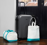 Хозяйственная сумка-шоппер MINI Shopper Colour Block, White/Aqua, артикул 80222445668