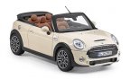 Модель автомобиля MINI Cabrio (F57), Pepper White, Scale 1:18