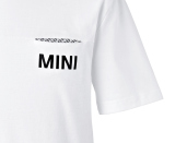 Мужская футболка MINI Men's T-Shirt, Wordmark Pocket, White, артикул 80142445594