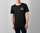 Мужская футболка MINI Men's T-Shirt, Wordmark Pocket, Black, артикул 80142445600
