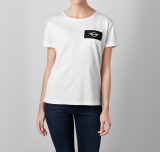 Женская футболка MINI T-Shirt Women’s Wing Logo Cut-Out, White, артикул 80142445559