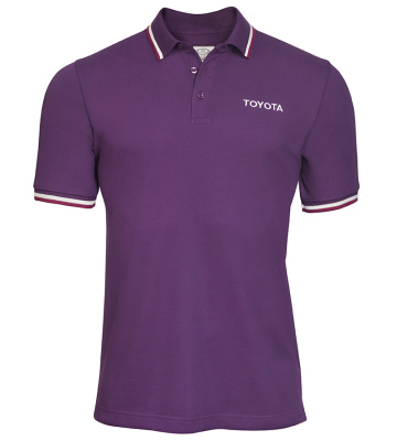 Мужская рубашка поло Toyota Men's Polo Shirt, Weekend, Purple