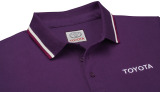 Мужская рубашка поло Toyota Men's Polo Shirt, Weekend, Purple, артикул TMSUV1M02M00